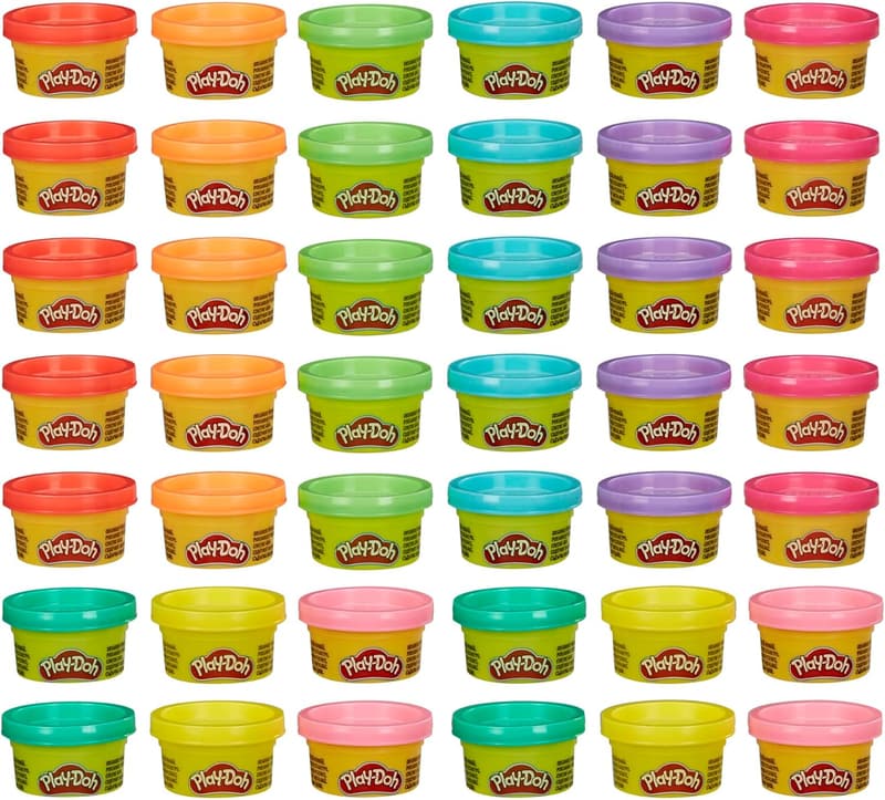 Halloween Non-Candy Play-Doh Party Favors, 42-Pack for Kids