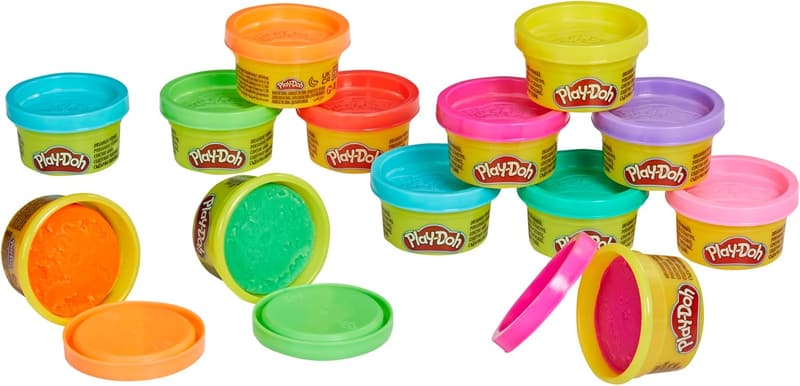 Halloween Non-Candy Play-Doh Party Favors, 42-Pack for Kids