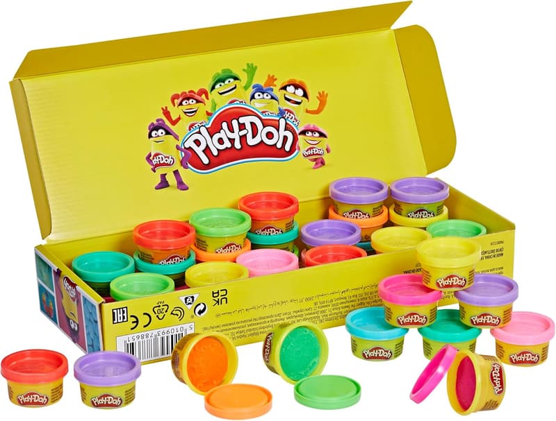 Halloween Non-Candy Play-Doh Party Favors, 42-Pack for Kids