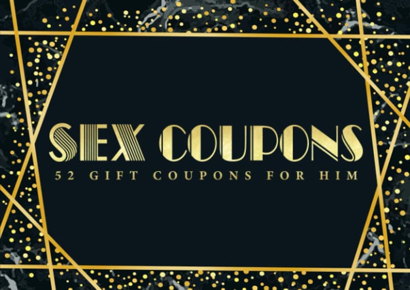 52 Gift Coupons for Him - Fun and Flirty Experience Vouchers