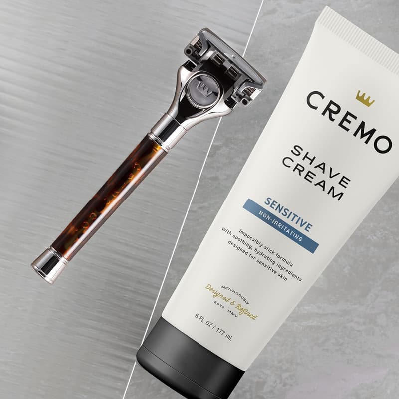 Men's Sensitive Shaving Cream - Ultra-Slick Formula, 6 Fl Oz
