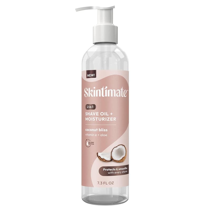 Coconut Bliss 2-in-1 Shave Oil & Moisturizer for Women, 7.3oz