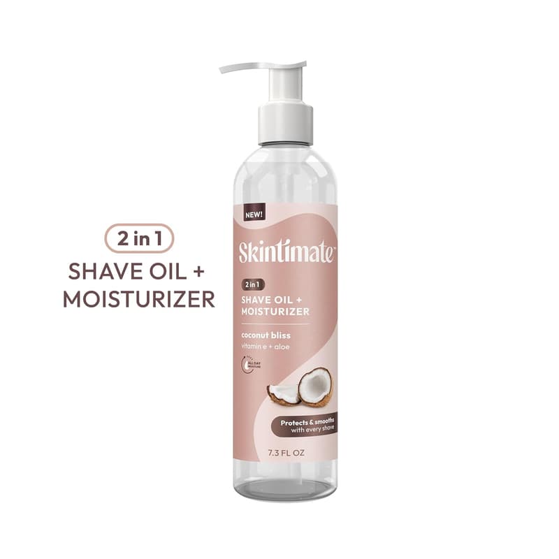 Coconut Bliss 2-in-1 Shave Oil & Moisturizer for Women, 7.3oz