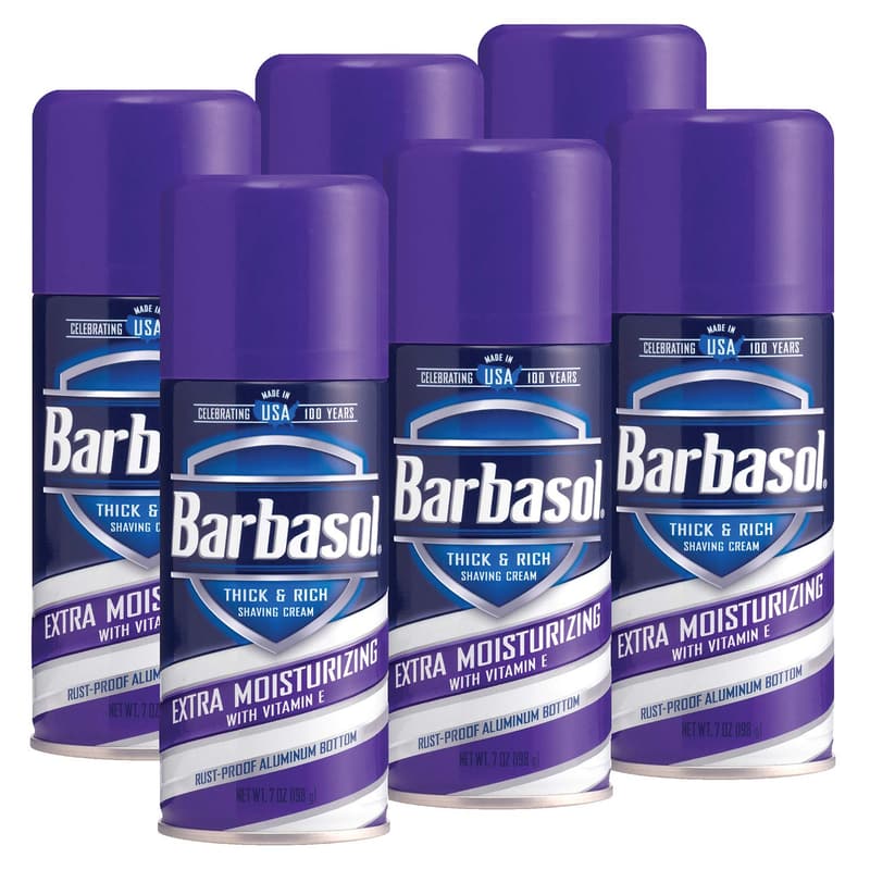 Extra Moisturizing Thick Shaving Cream, 7 oz, Pack of 6