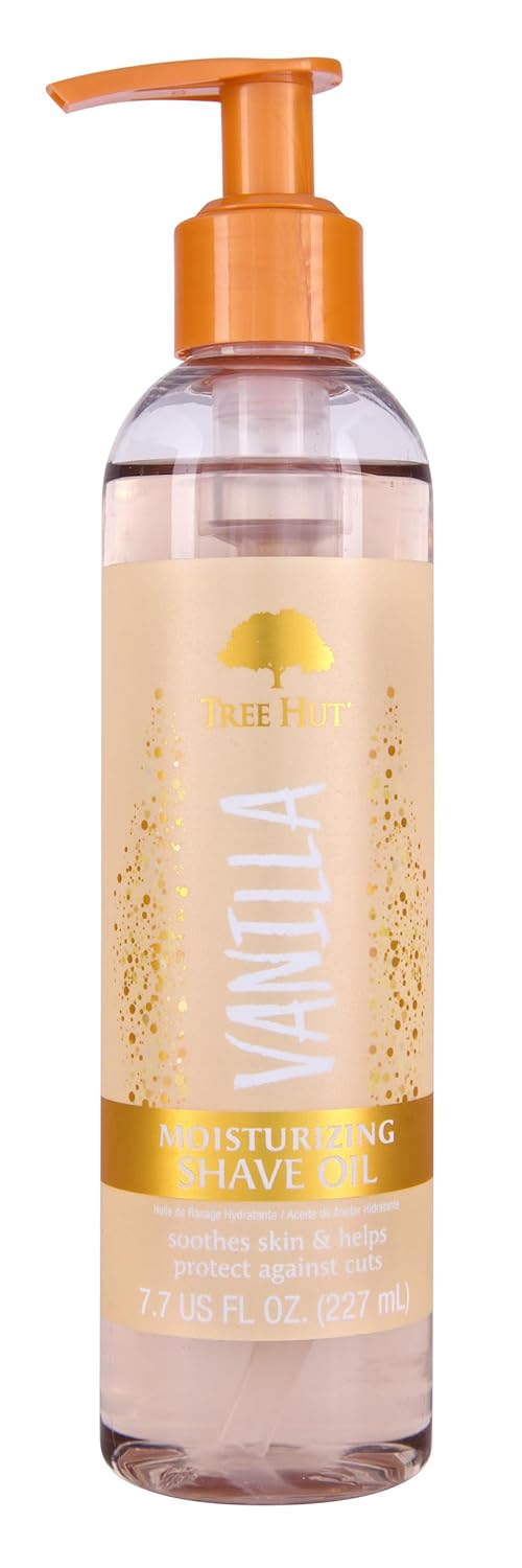 Tree Hut Vanilla Shave Oil with Jojoba | 7.7 fl oz