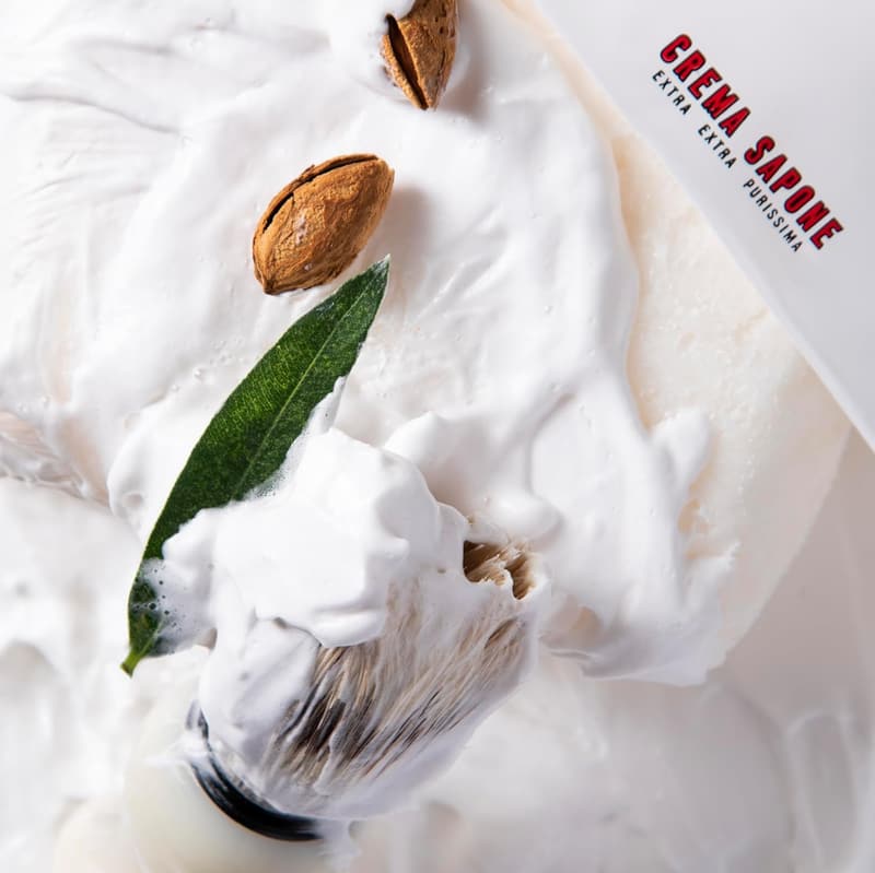 Cella Milano Almond Shaving Cream Refill - 2.25 lbs, Made in Italy