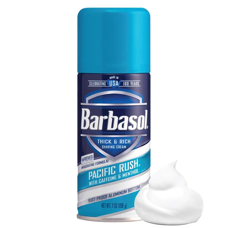 Barbasol Pacific Rush Shaving Cream, 7 oz, Set of 6