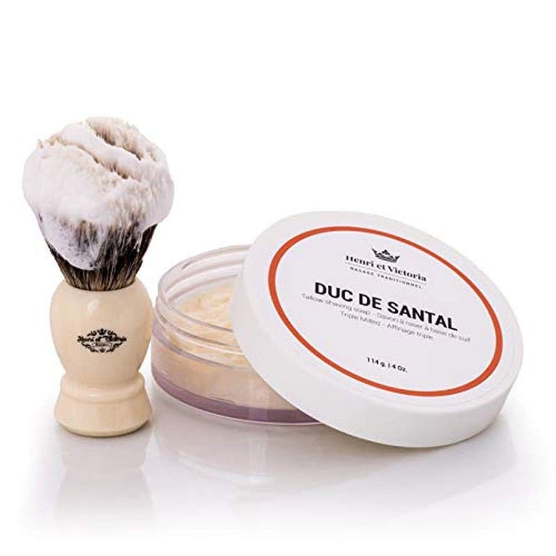 Duc de Santal Shaving Soap for Men | Triple Milled, Canadian Made 114g
