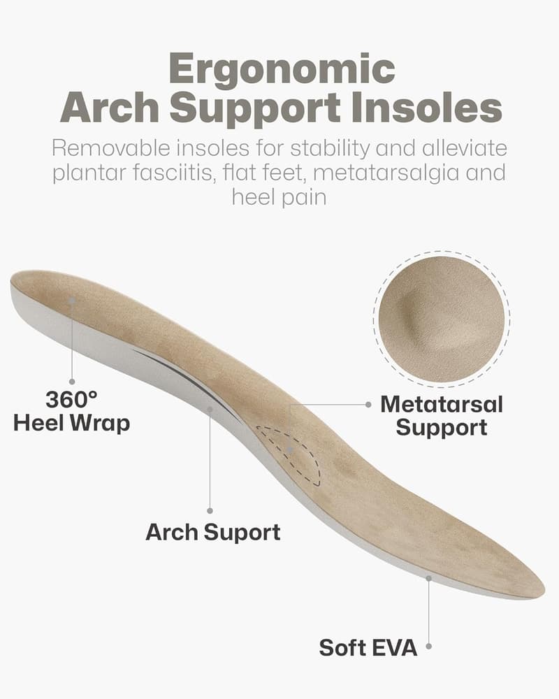 Orthopedic Canvas Loafers for Men with Arch Support