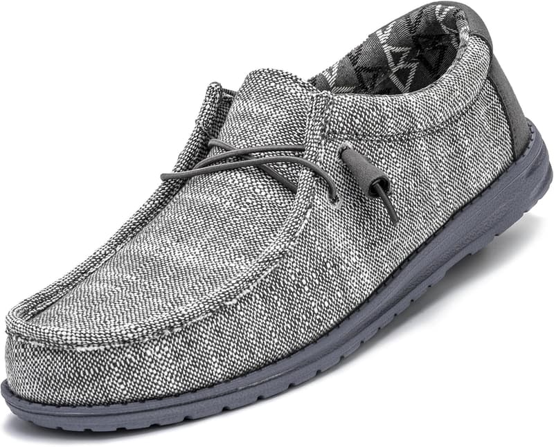 Men's Casual Canvas Loafers - Comfortable & Lightweight