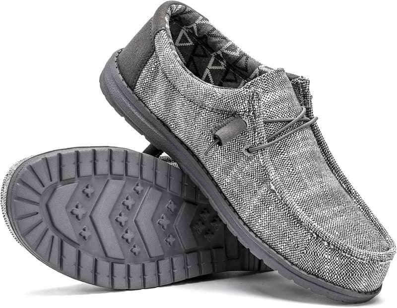 Men's Casual Canvas Loafers - Comfortable & Lightweight