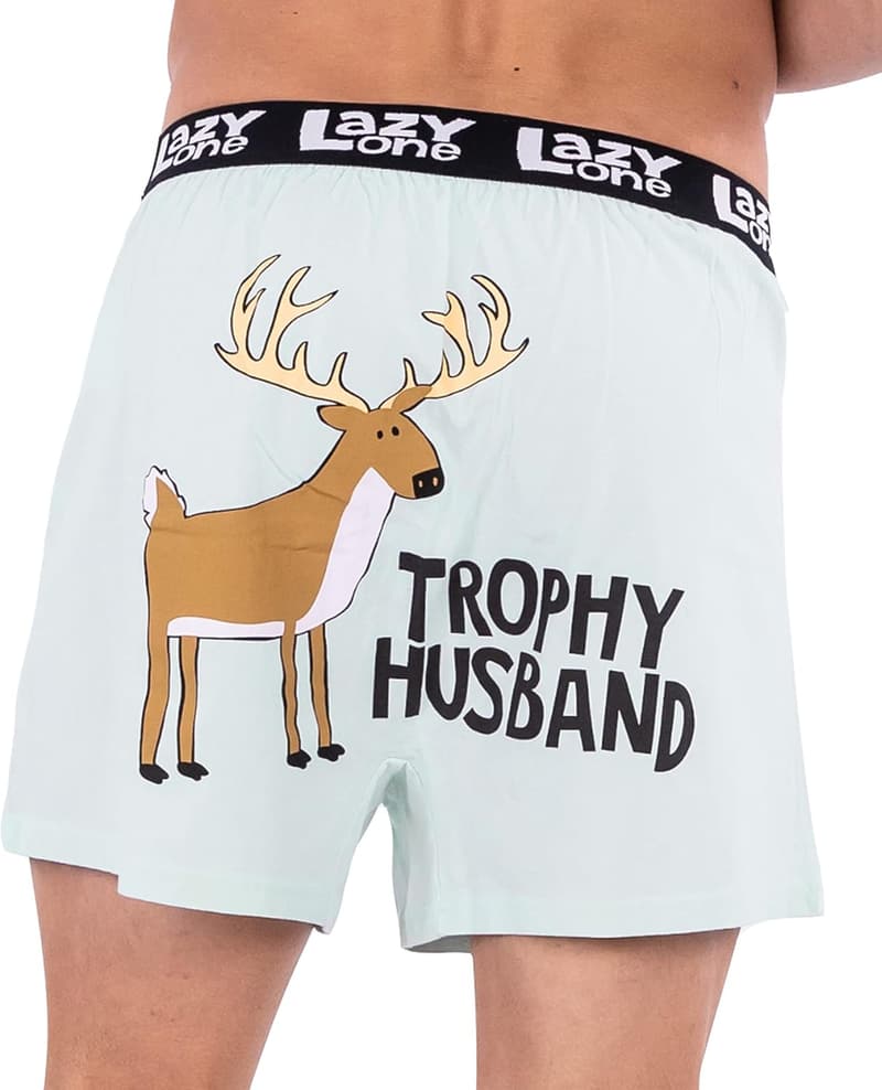 Humorous Animal Boxer Shorts for Men - Novelty Gag Gift