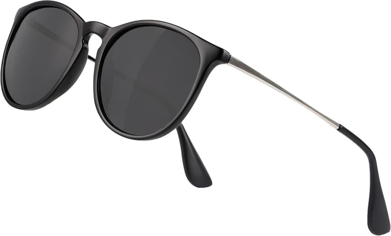 Vintage Round Polarized Sunglasses for Men and Women - UV400 Protection