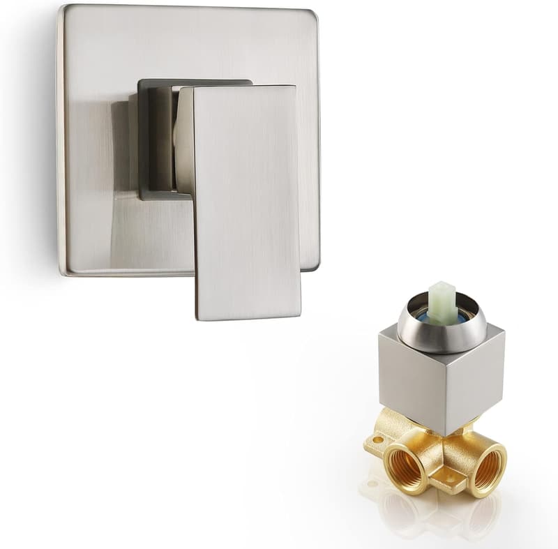 Brushed Nickel Single Handle Shower Valve Kit
