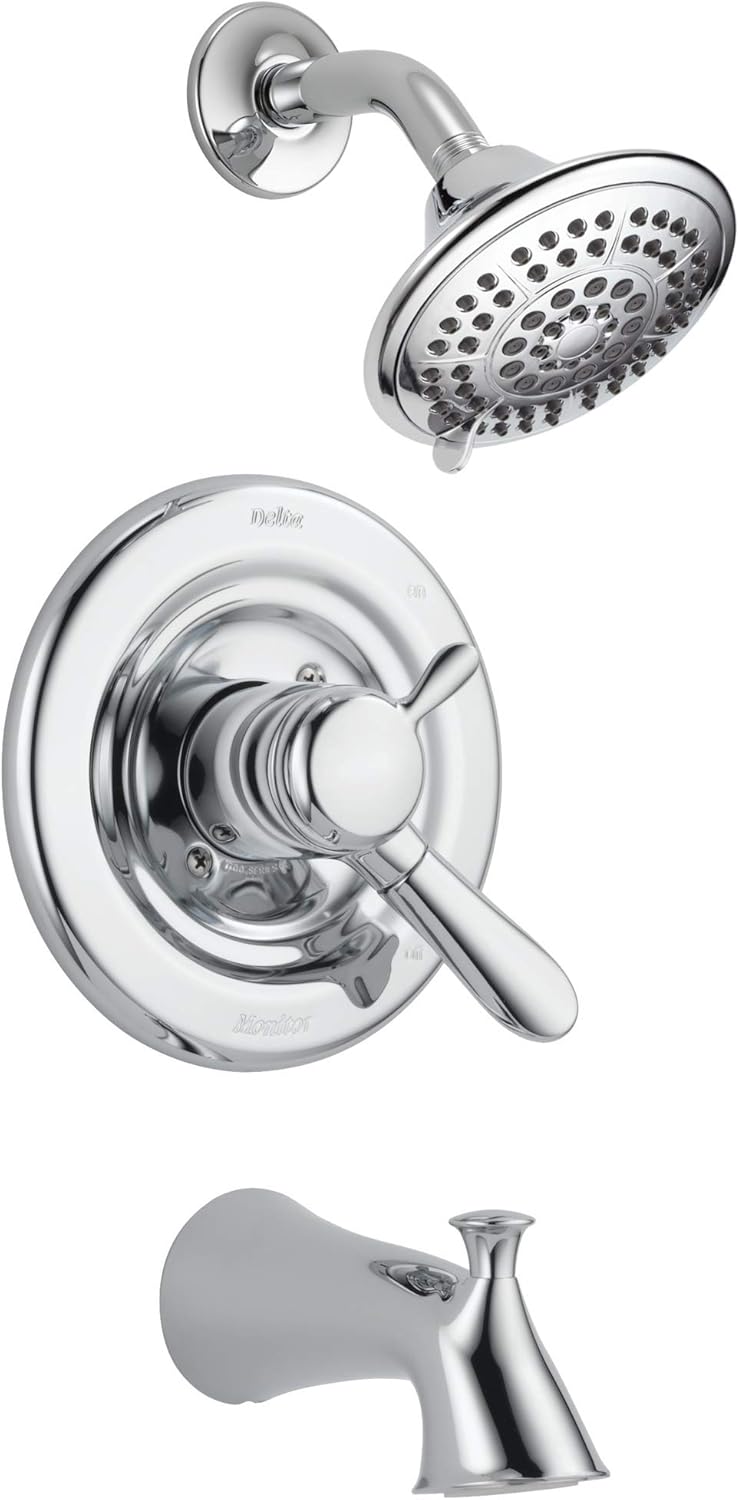 Delta Lahara 17 Series Shower Trim Kit with 5-Spray Head, Chrome