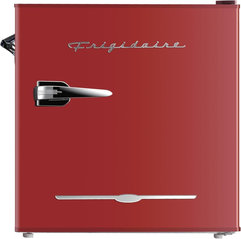 1.6 cu. ft. Retro Bar Fridge with Side Bottle Opener - Red