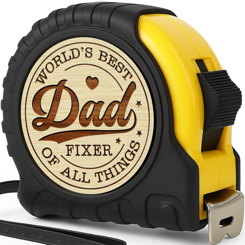 Engraved Tape Measure for Father's Day - Ideal Dad Gift