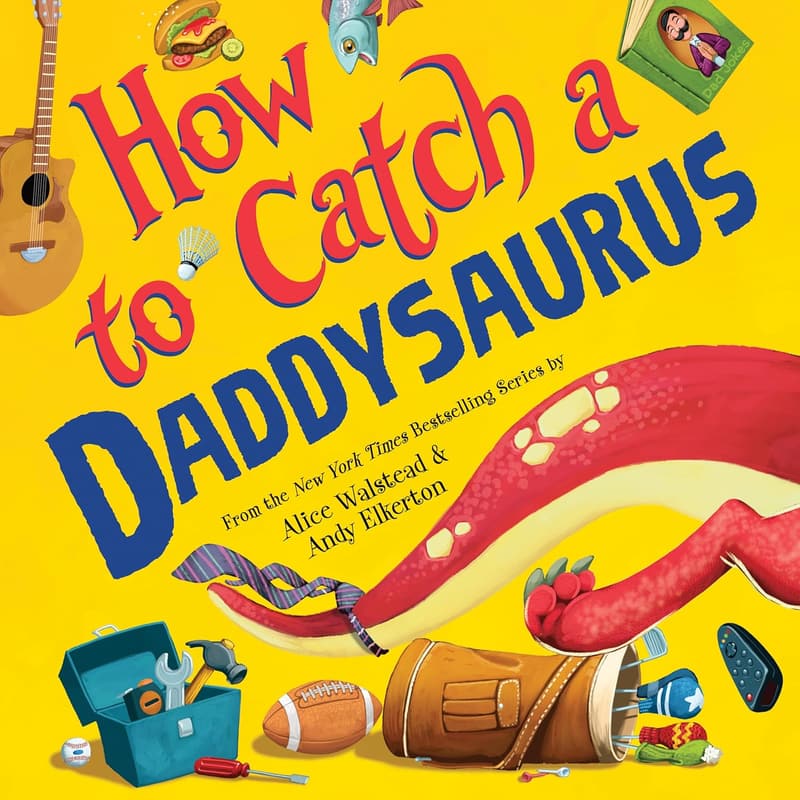 Daddysaurus Catching Game for Family Fun