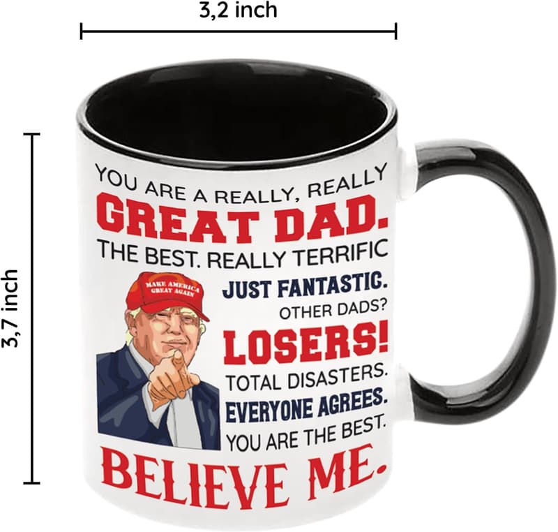 Funny Dad Ceramic Mug - Best Father's Day Gift for Dad