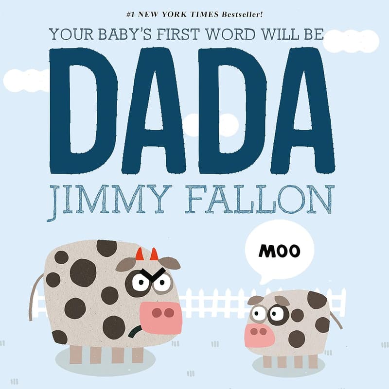 DADA First Words Baby Milestone Memory Keepsake