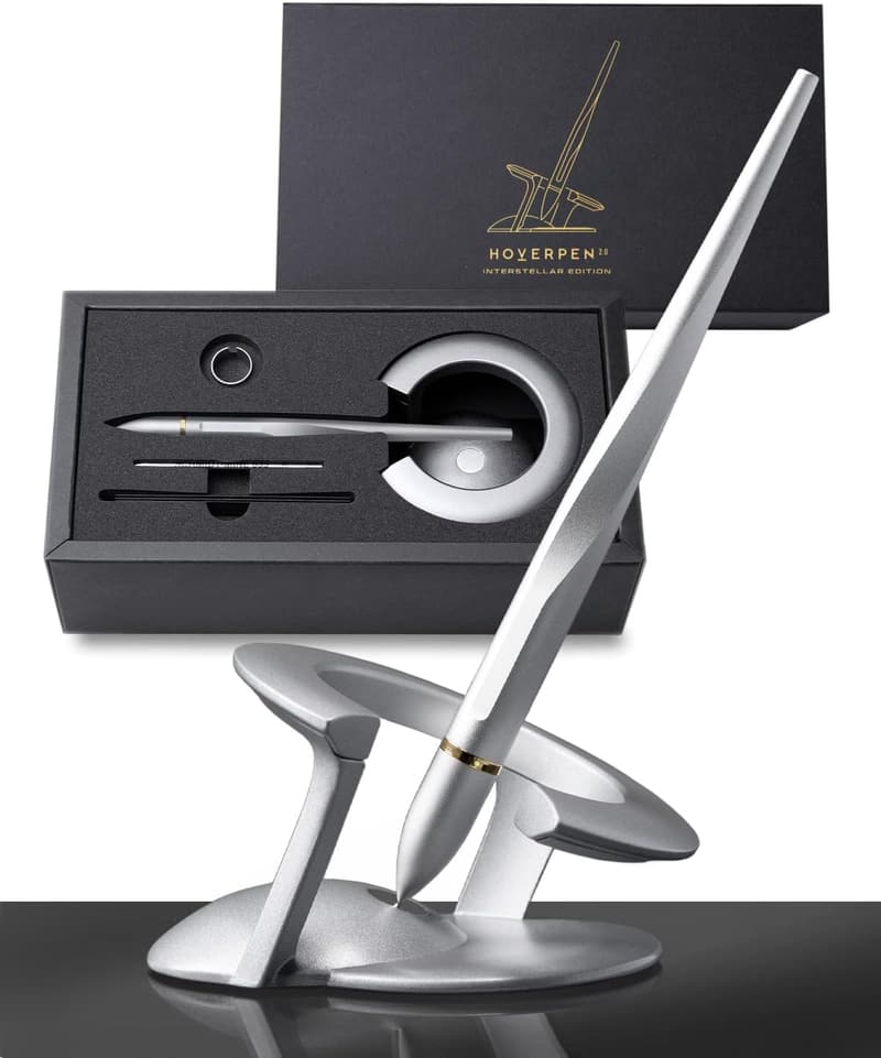 Interstellar Luxury Hoverpen - Starlight Silver Executive Gift