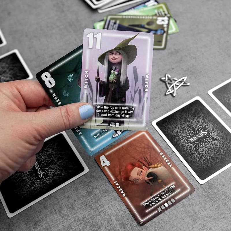 Family Game Night Strategic Silver Card Game