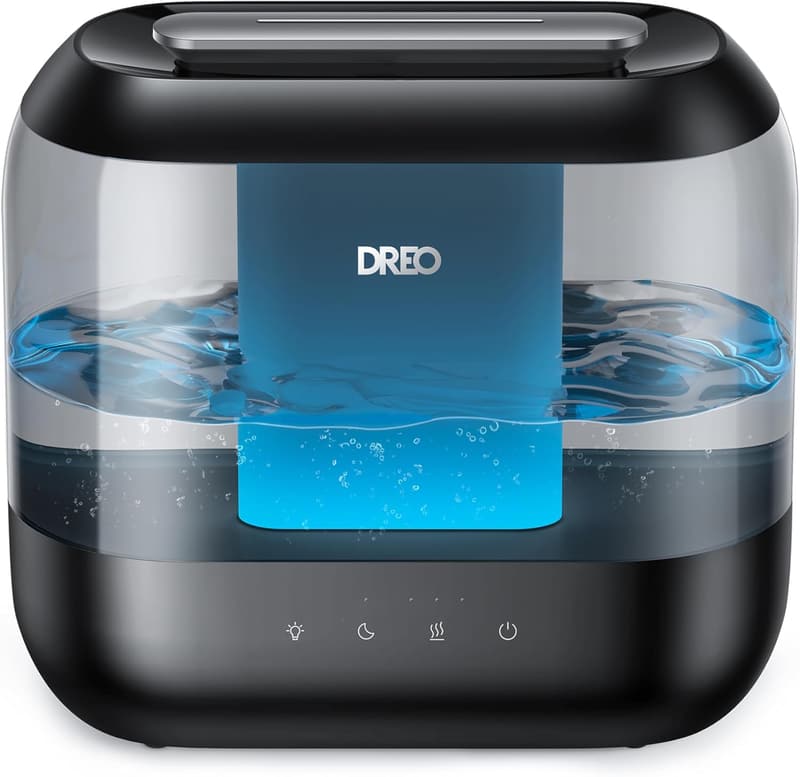 4L Top Fill Cool Mist Humidifier with Oil Diffuser & Nightlight