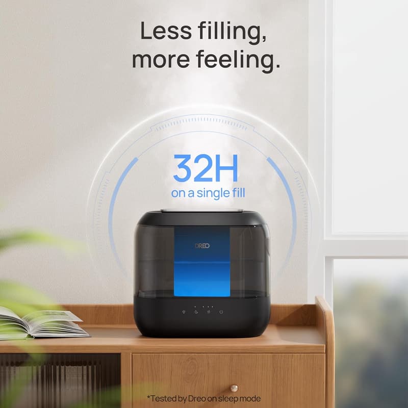 4L Top Fill Cool Mist Humidifier with Oil Diffuser & Nightlight