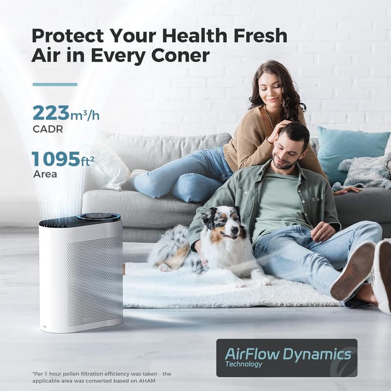Large Room Air Purifier with Auto Function – 1095 Sq.Ft.