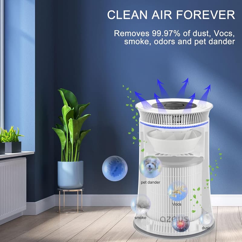 Air Purifier with H13 True HEPA Filter for Home Use
