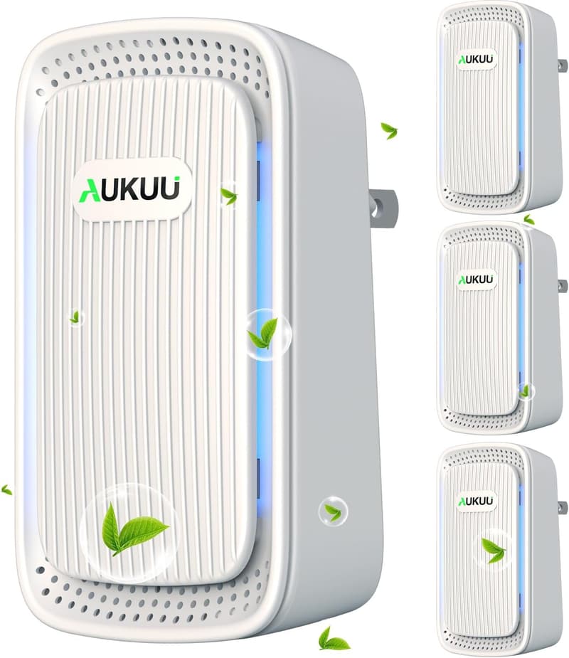 Portable Negative Ion Air Purifiers - 4 Pack for Home & Office