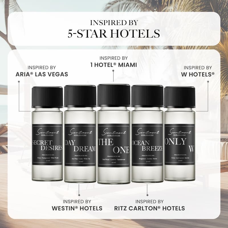 5-Star Hotel Inspired Aromatherapy Diffuser Oil - 20ml