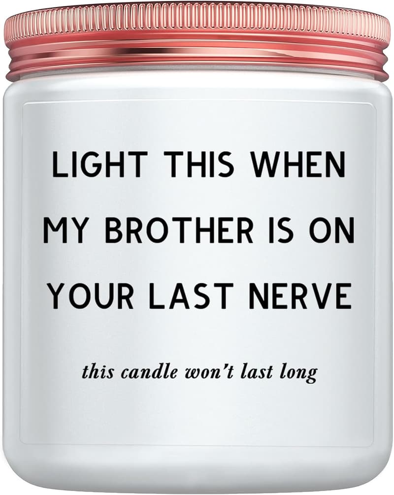 Lavender Candle for Sister-in-Law Birthday Gift