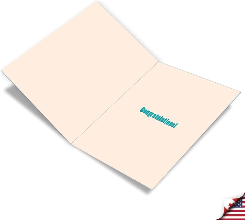 20th Work Anniversary Jumbo Card - 8.5 x 11 Inch Notecard