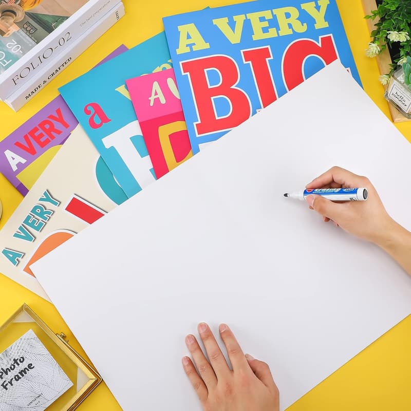 Jumbo Thank You Cards - 6 Pack for Teachers and Employees