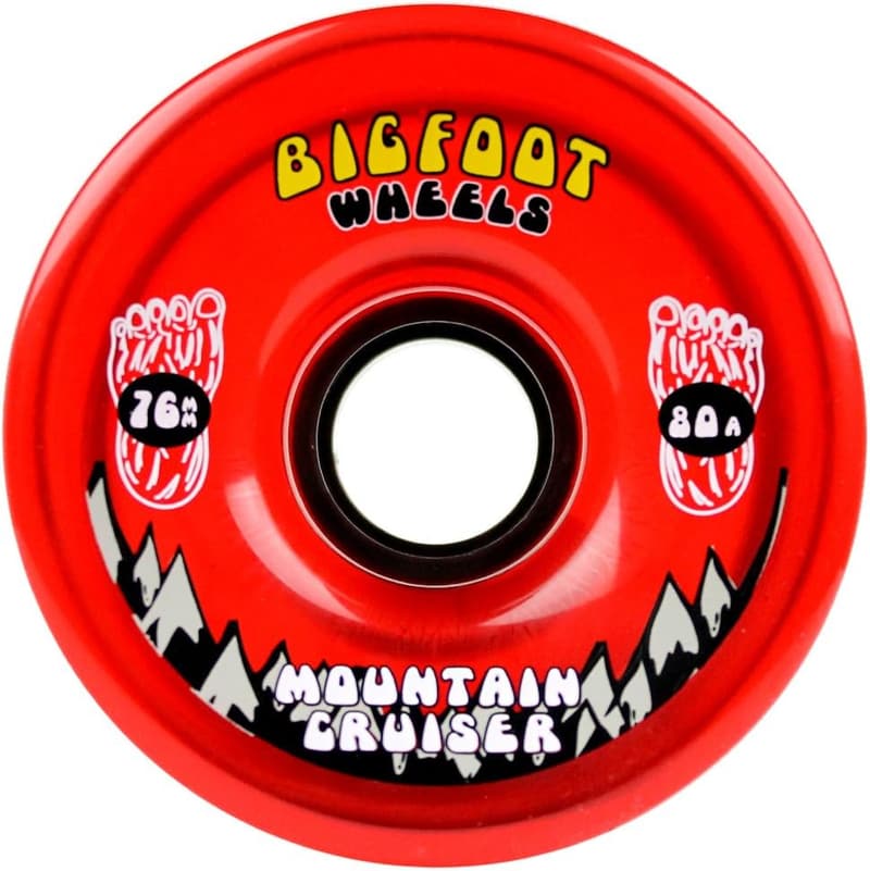 Bigfoot 76mm 80A SHR Longboard Wheels for Mountain Cruising
