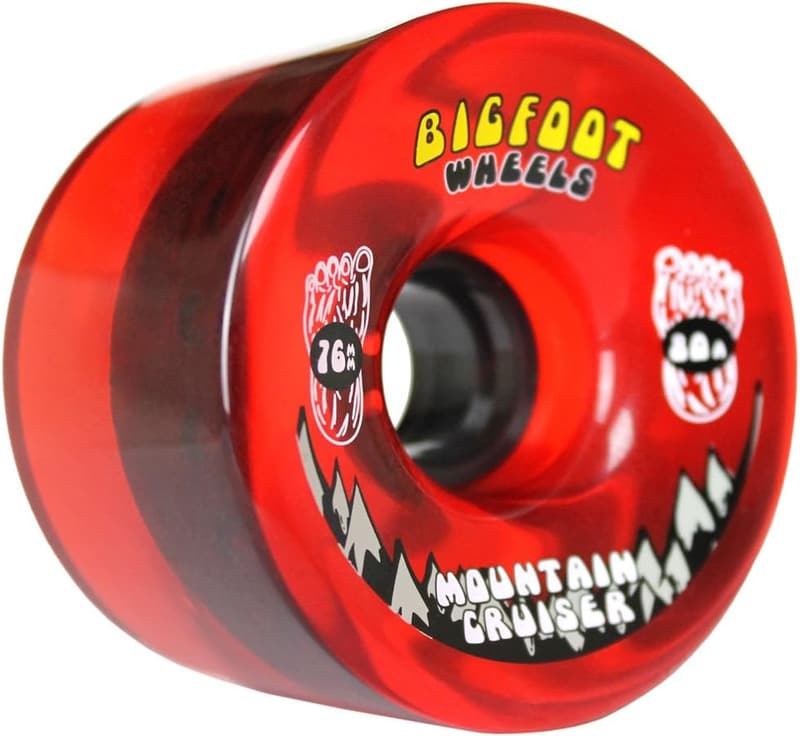 Bigfoot 76mm 80A SHR Longboard Wheels for Mountain Cruising