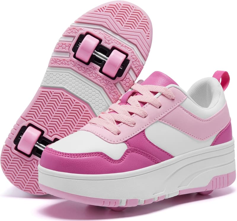 Detachable Wheeled Fashion Sneakers for Kids