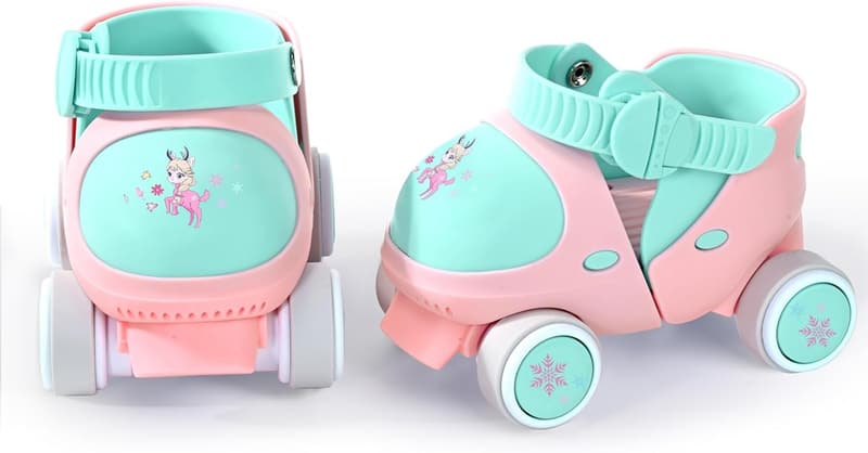 Adjustable Quad Roller Skates for Kids - Beginners, Boys & Girls