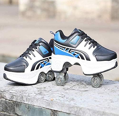 2-in-1 Deformable Roller Skates for Kids - Outdoor Use
