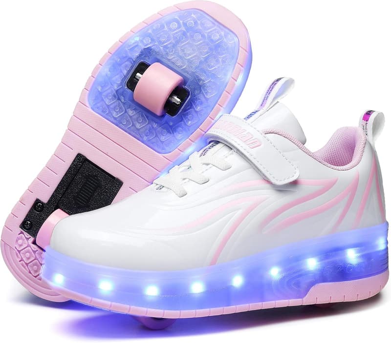 LED Light Roller Skates for Kids – Upgraded Colorful Shoes