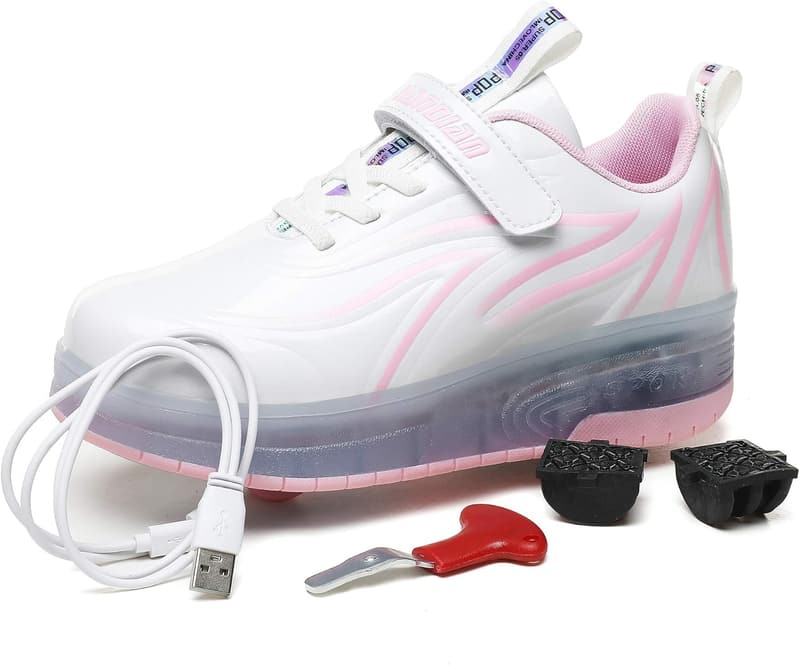 LED Light Roller Skates for Kids – Upgraded Colorful Shoes