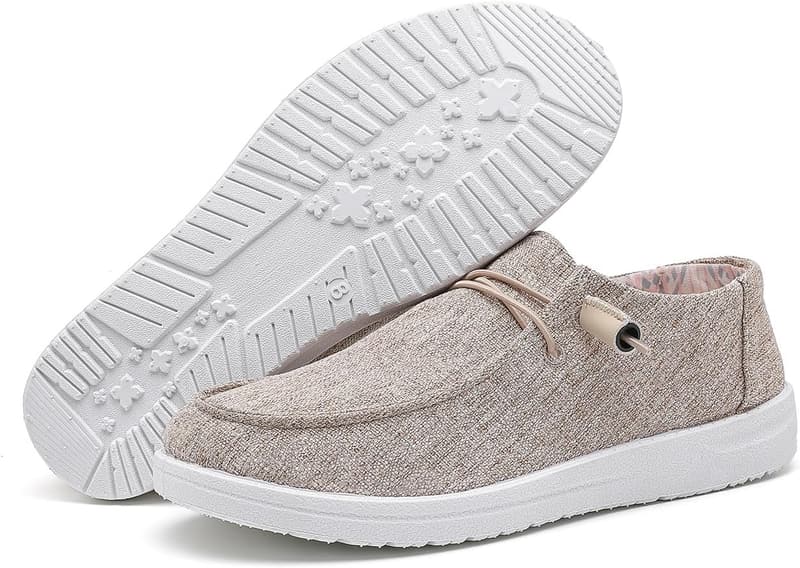 Women's Casual Slip-On Canvas Loafers - Breathable & Lightweight