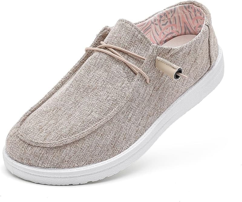 Women's Casual Slip-On Canvas Loafers - Breathable & Lightweight