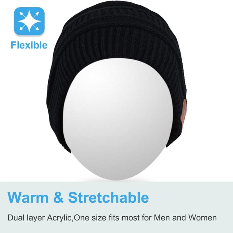 Wireless Headphone Beanie Hat for Outdoor Sports