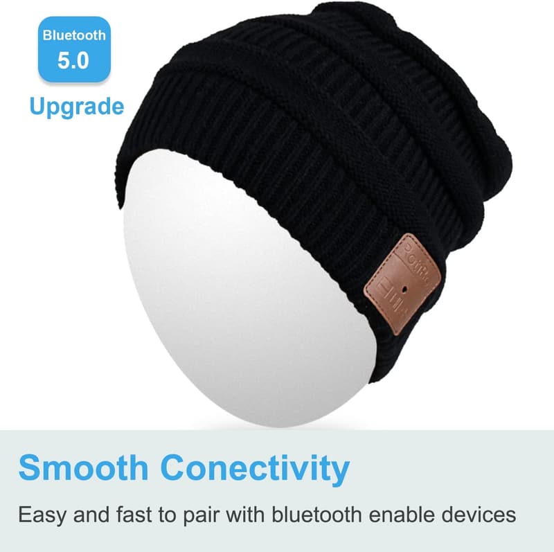 Wireless Headphone Beanie Hat for Outdoor Sports