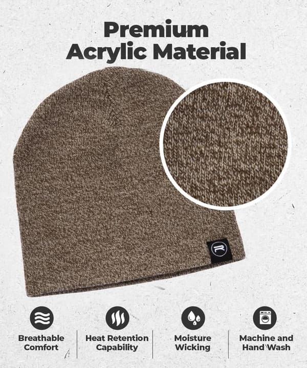Soft Knit Beanie Hat - Warm and Durable Winter Accessory