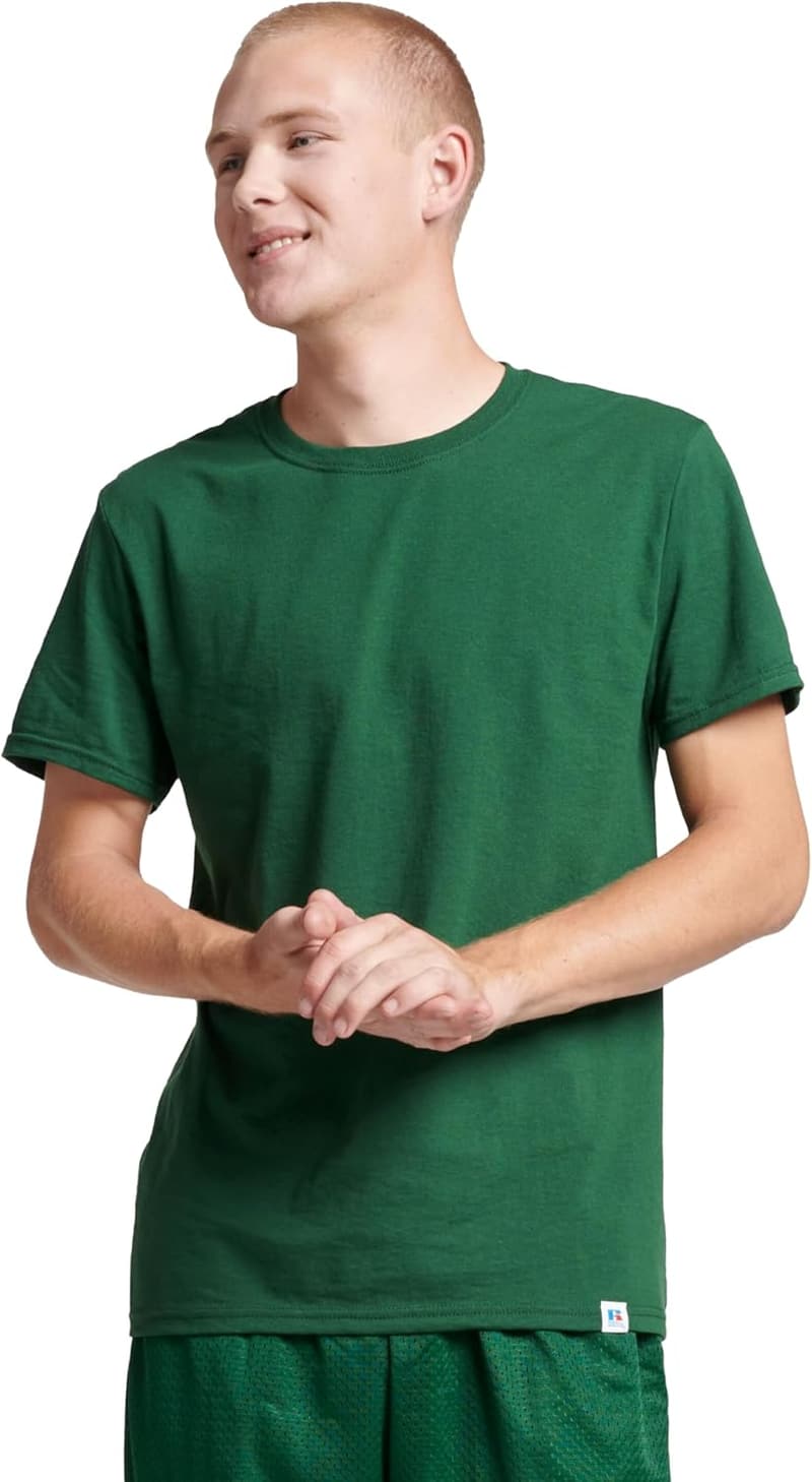 Men's Moisture-Wicking Cotton Blend Short Sleeve Tee