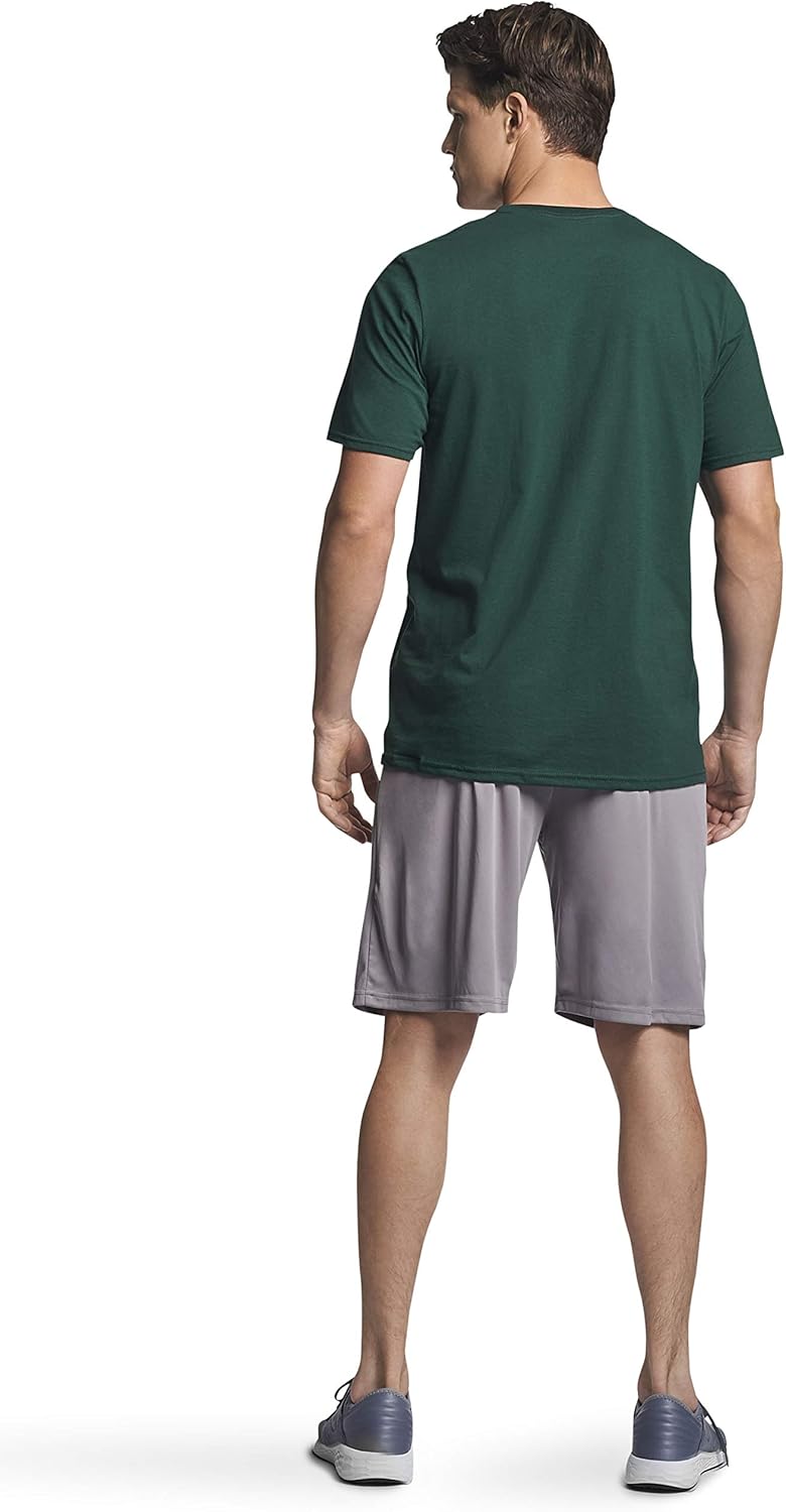 Men's Moisture-Wicking Cotton Blend Short Sleeve Tee