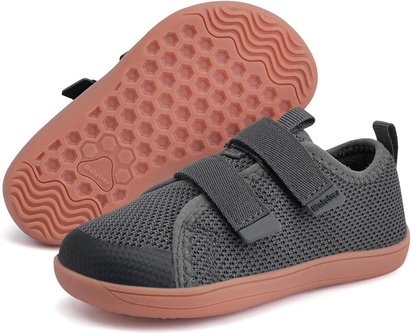 Breathable Wide Toe Box Minimalist Sneakers for Toddlers